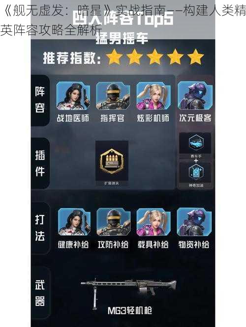 《舰无虚发:暗星》实战指南——构建人类精英阵容攻略全解析