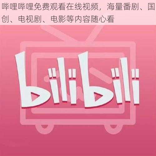 哔哩哔哩免费观看在线视频,海量番剧、国创、电视剧、电影等内容随心看